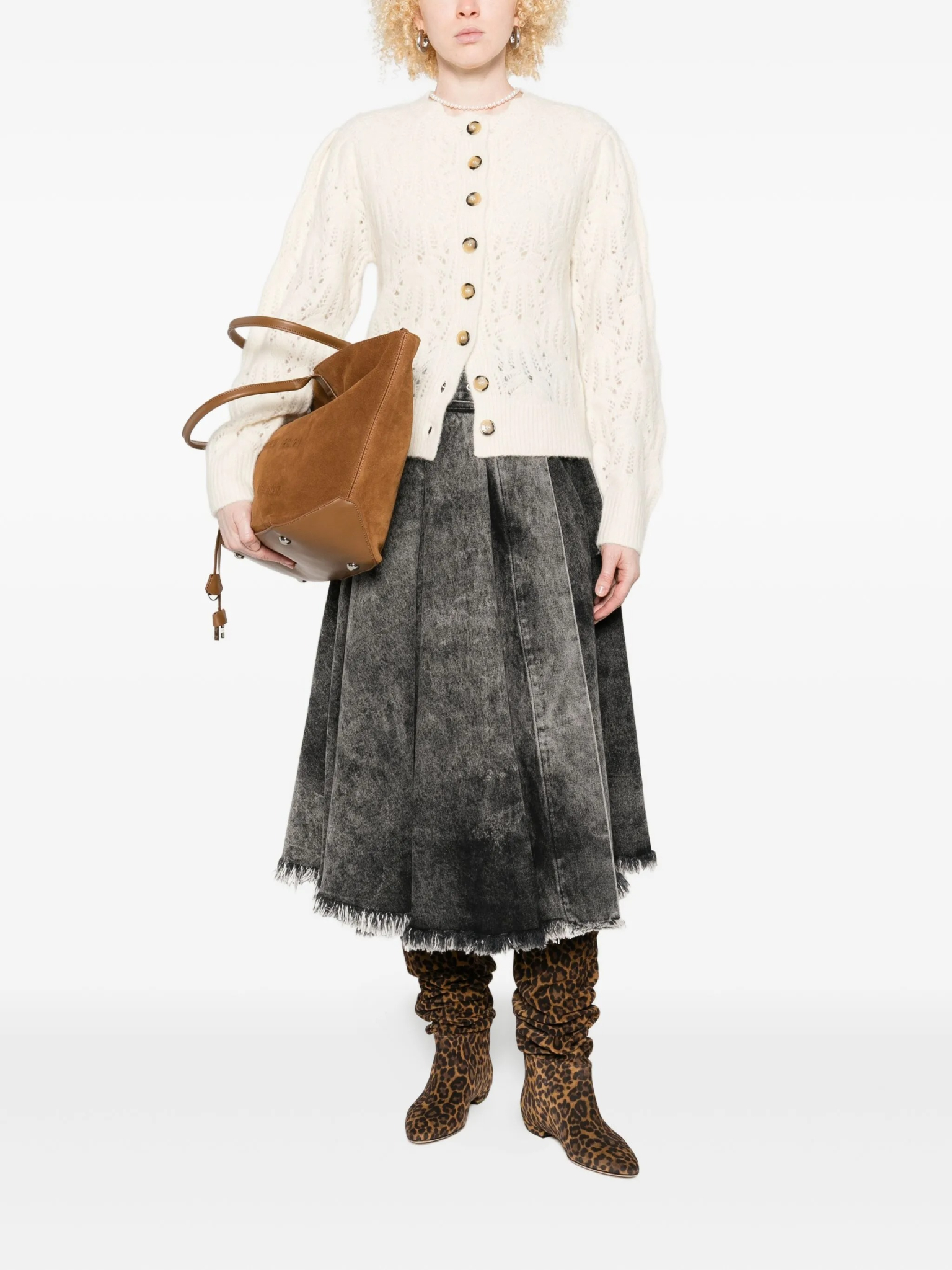 [Marant Etoile] Cardigan FW25 CA0114FAC3L08E