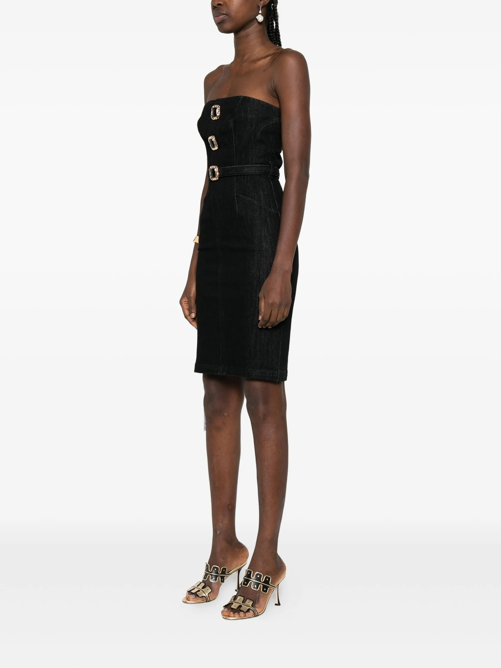 [Self-portrait] Sleeveless dress FW25 AW25821MB