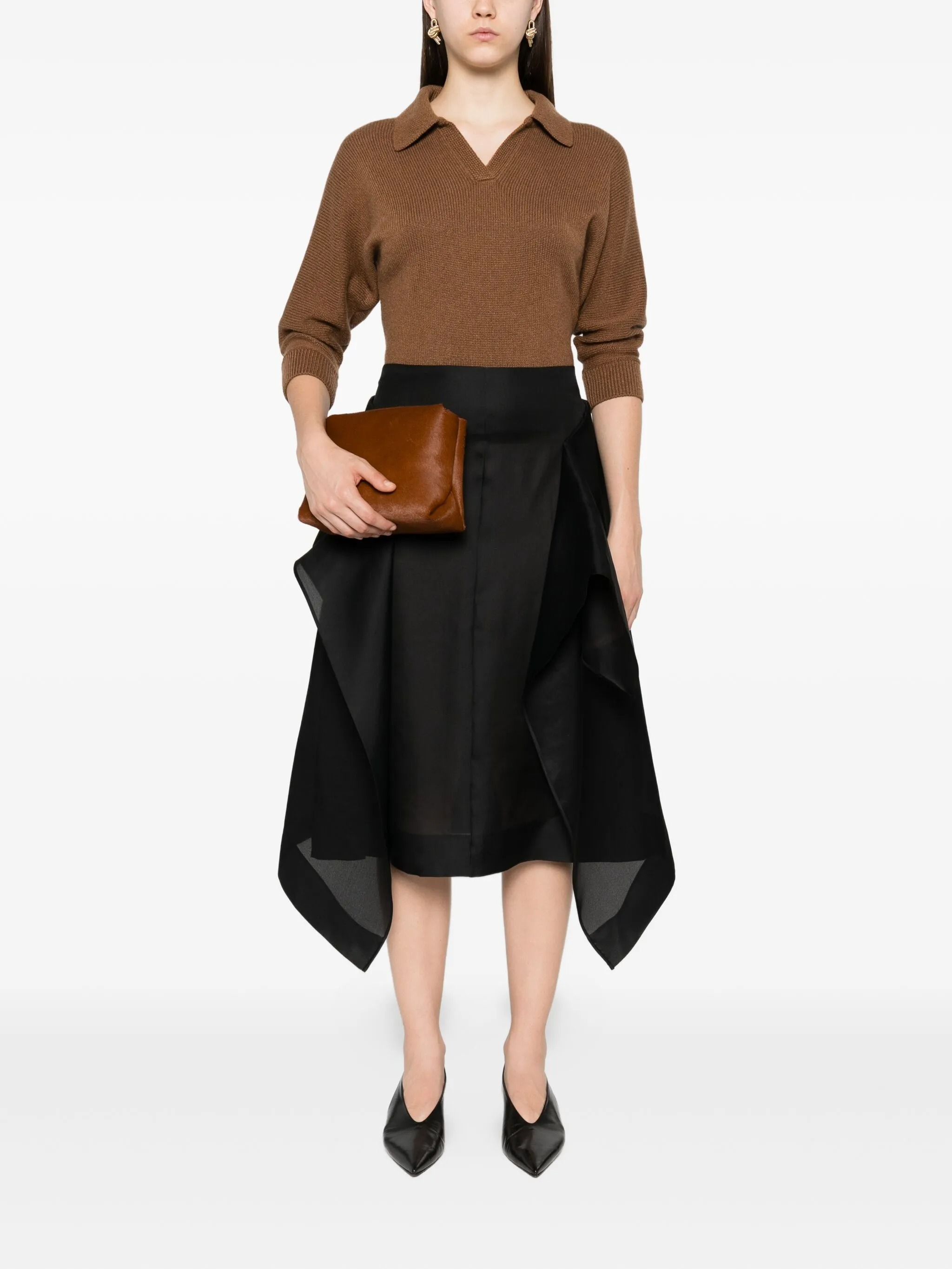 [KHAITE] Midi skirt FW25 41563002