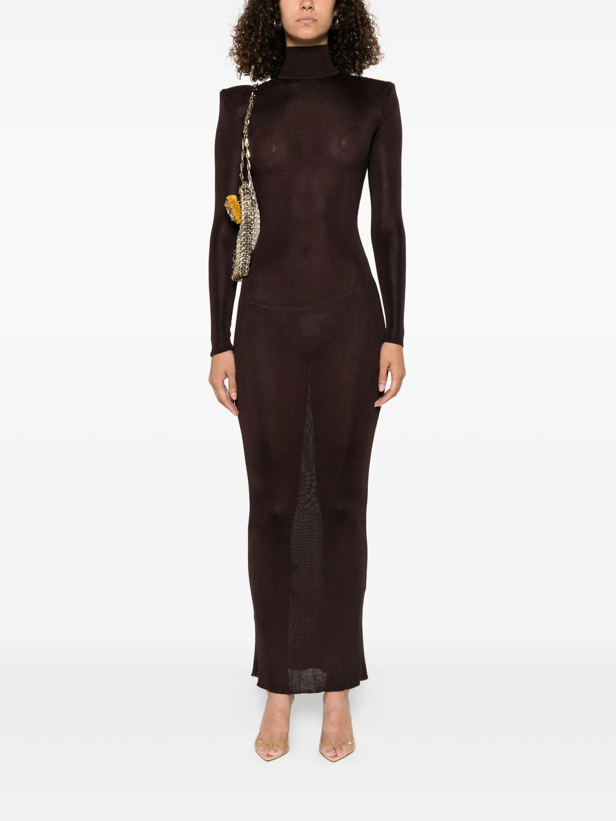 [Self-portrait] Long sleeve dress FW25 SS25945XBR