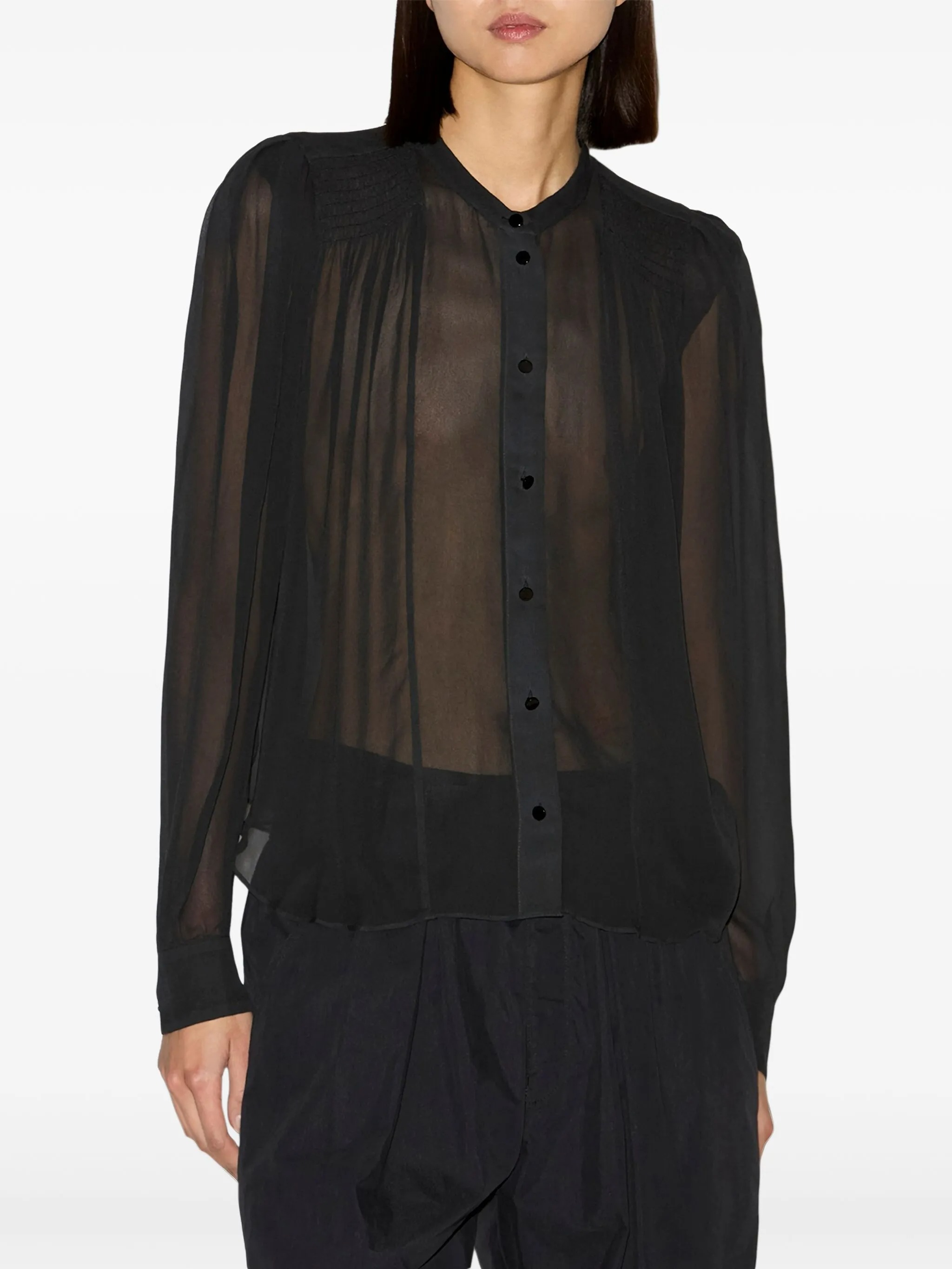 [Marant Etoile] Shirts Long Sleeve FW25 HT0189FAC3J01E