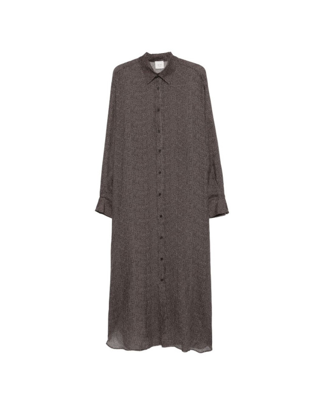 [Alysi] Long sleeve dress SS26 116362P6212FUME
