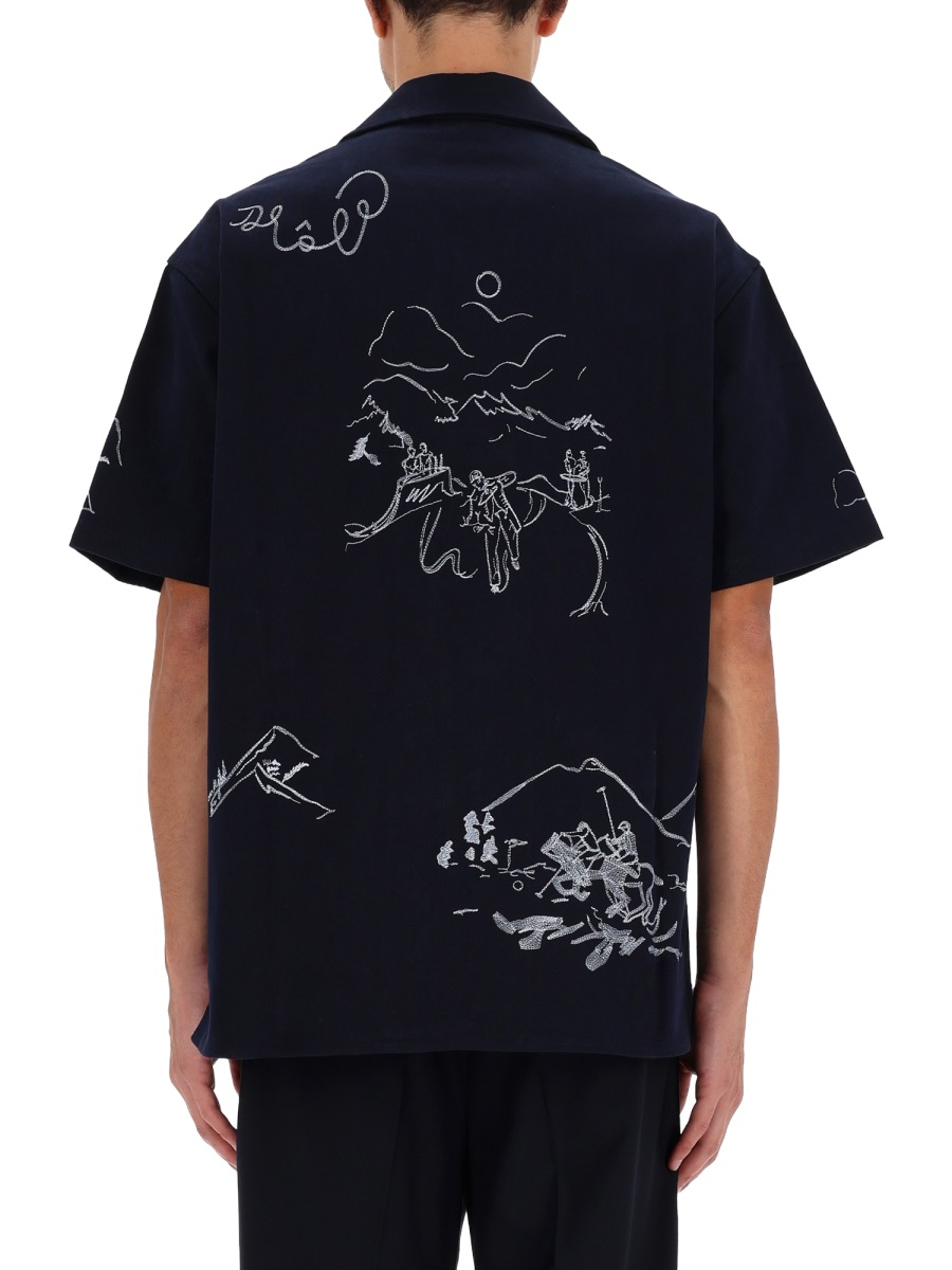 [DROLE DE MONSIEUR] Shirts Short Sleeve FW25 SH228_CO215NAVY