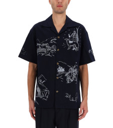 [DROLE DE MONSIEUR] Shirts Short Sleeve FW25 SH228_CO215NAVY