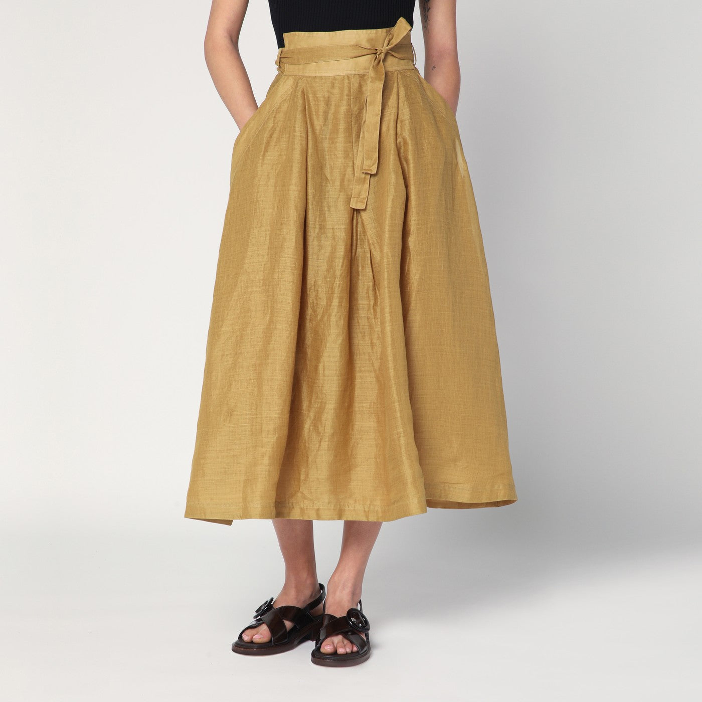 [MKDT STUDIO] Midi skirt SS25 25-2-078-3952CO