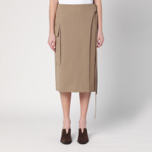 [VICTORIA BECKHAM] Midi skirt SS25 1125WSK006039AWO