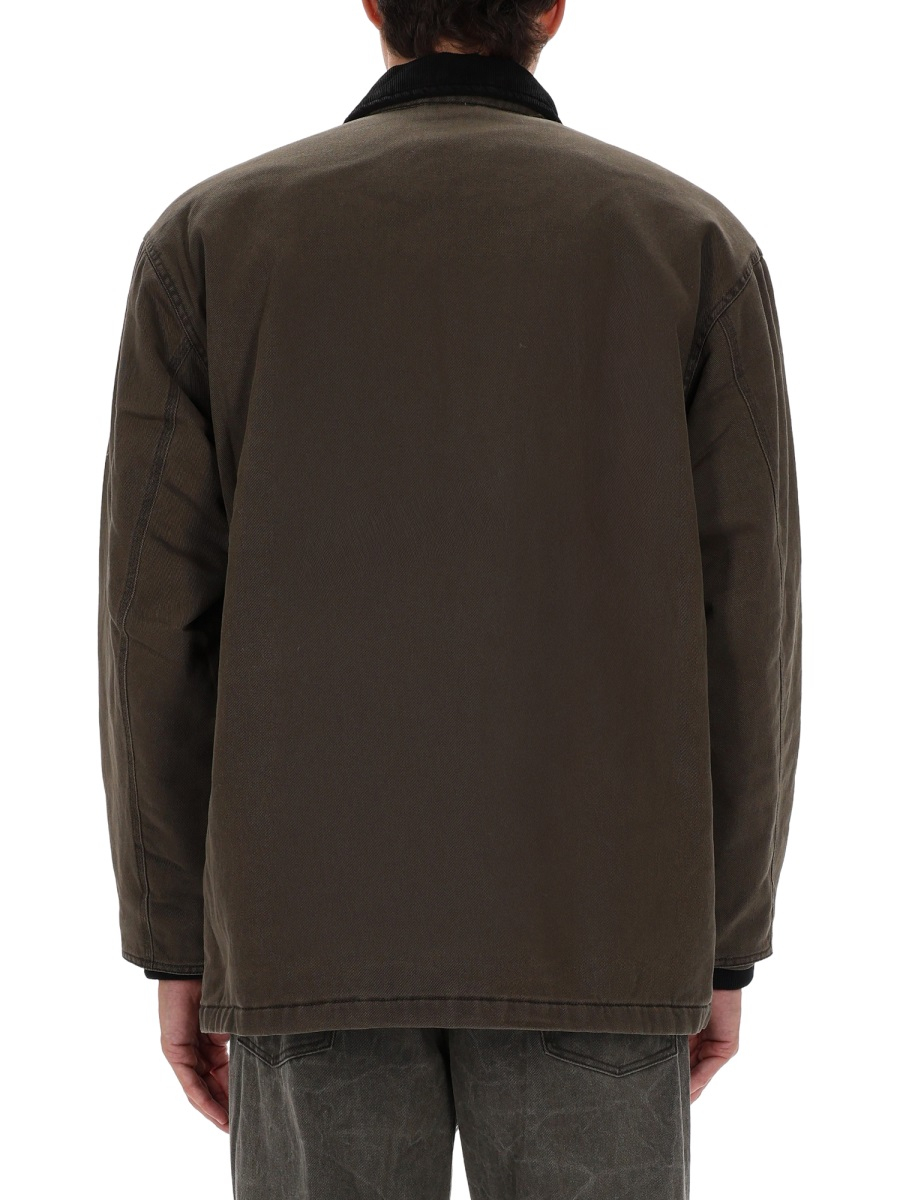 [OBEY] Jacket FW25 121800606_BLACKOLIVEFADEDWASH
