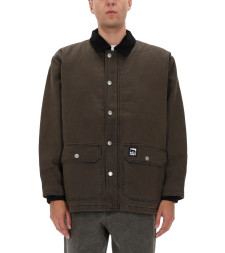 [OBEY] Jacket FW25 121800606_BLACKOLIVEFADEDWASH