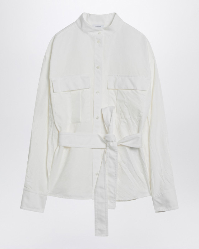 [Ferragamo] Shirts Long Sleeve SS25 0783913CO
