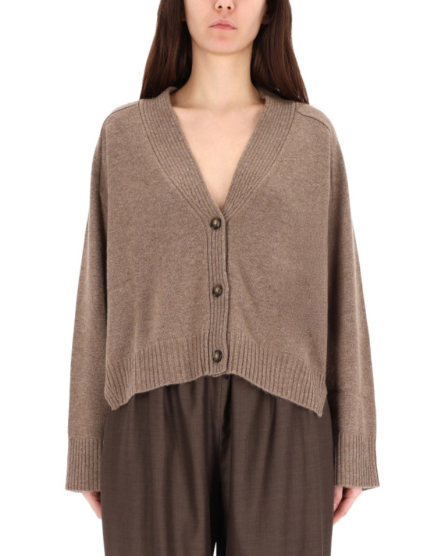 [LouLou De Saison] Cardigan FW25 KAIALDS_TAUPEMELANGE