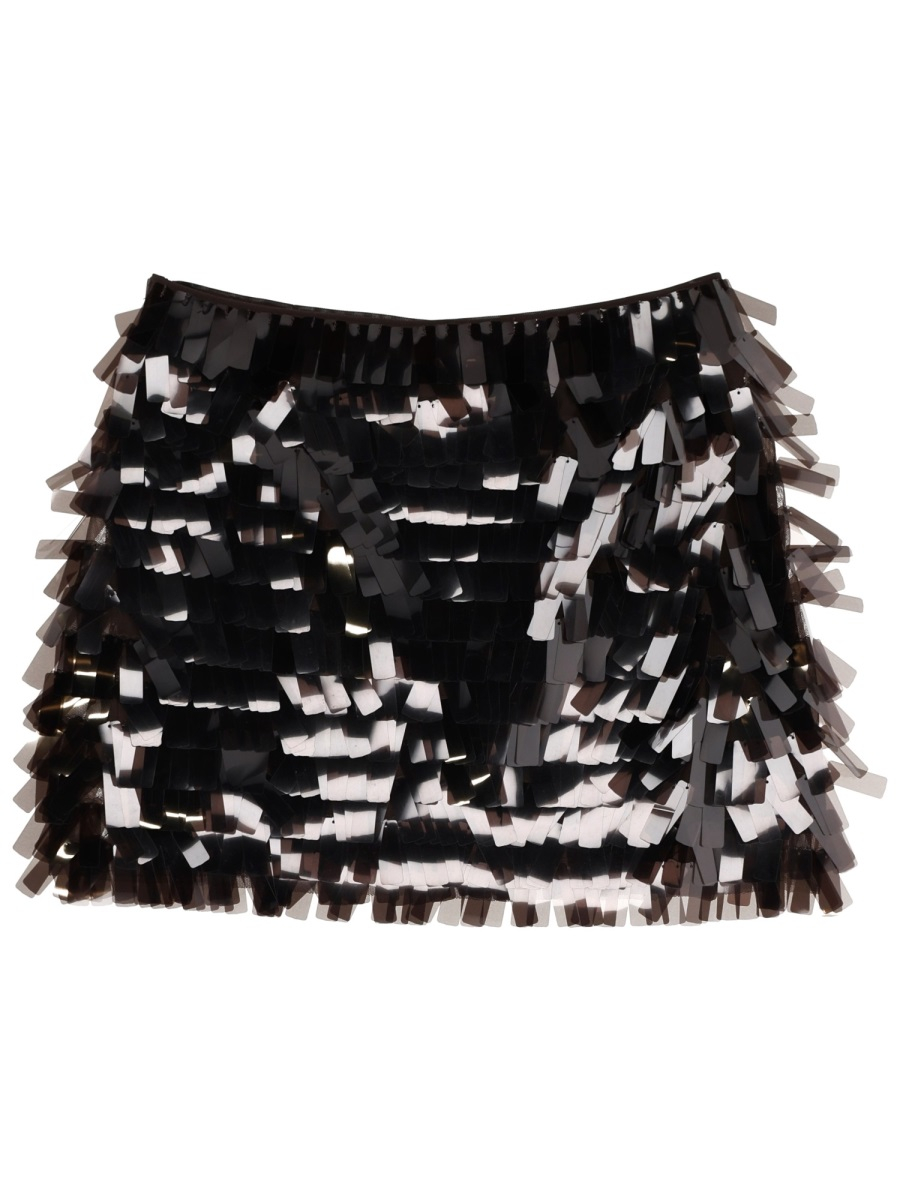 [Staud] Mini skirt FW25 R25F6126SQ_EART