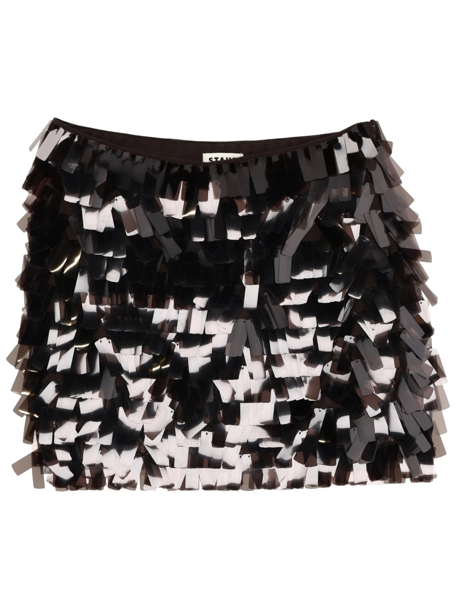 [Staud] Mini skirt FW25 R25F6126SQ_EART