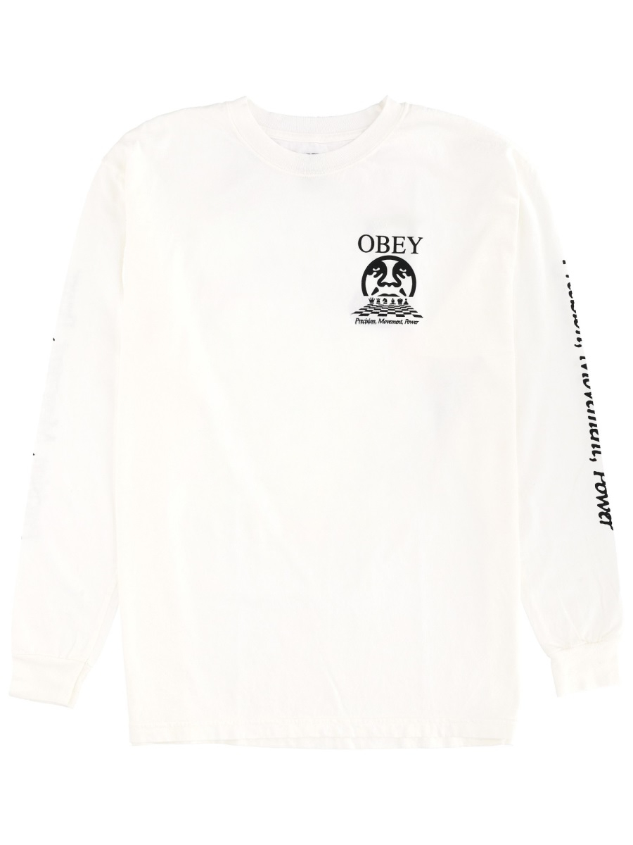 [OBEY] T-shirts Short Sleeve FW25 168004226_PIGMENTVINTAGEWHITE