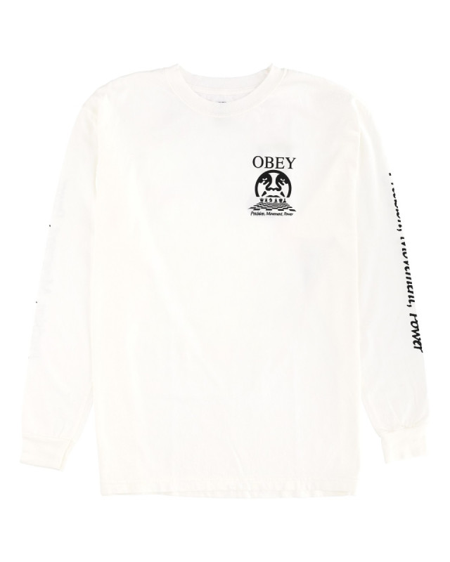 [OBEY] T-shirts Short Sleeve FW25 168004226_PIGMENTVINTAGEWHITE