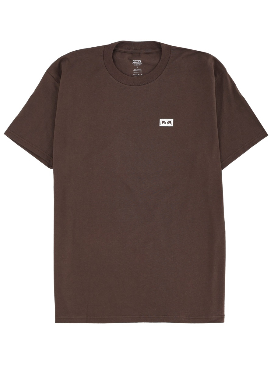 [OBEY] T-shirts Short Sleeve FW25 165261826_JAVABROWN