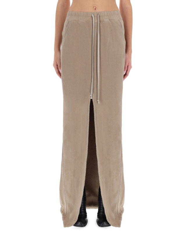 [RICK OWENS DRKSHDW] Long skirt FW25 DS02E7333_FSL88