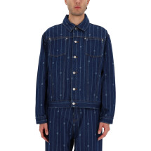 [DROLE DE MONSIEUR] Denim jacket FW25 JT182_CO238STONEWASH