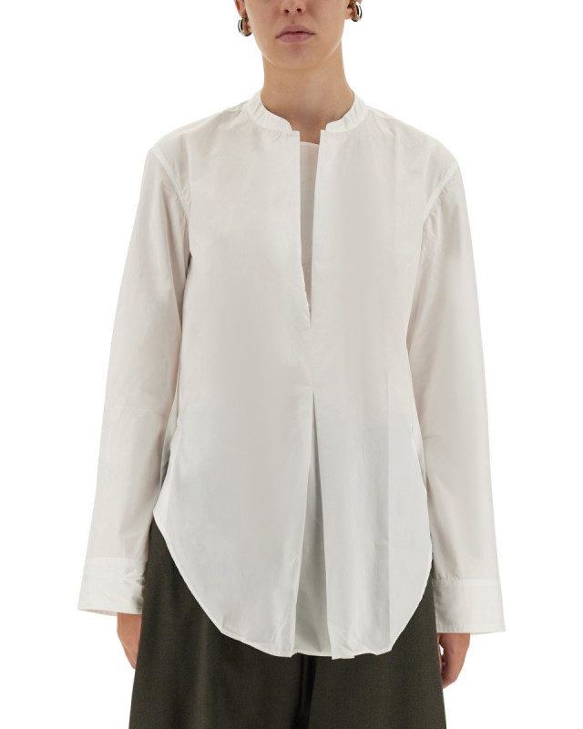 [Studio Nicholson] Shirts Long Sleeve FW25 PAMPASNW-1684_OPTICWHITE