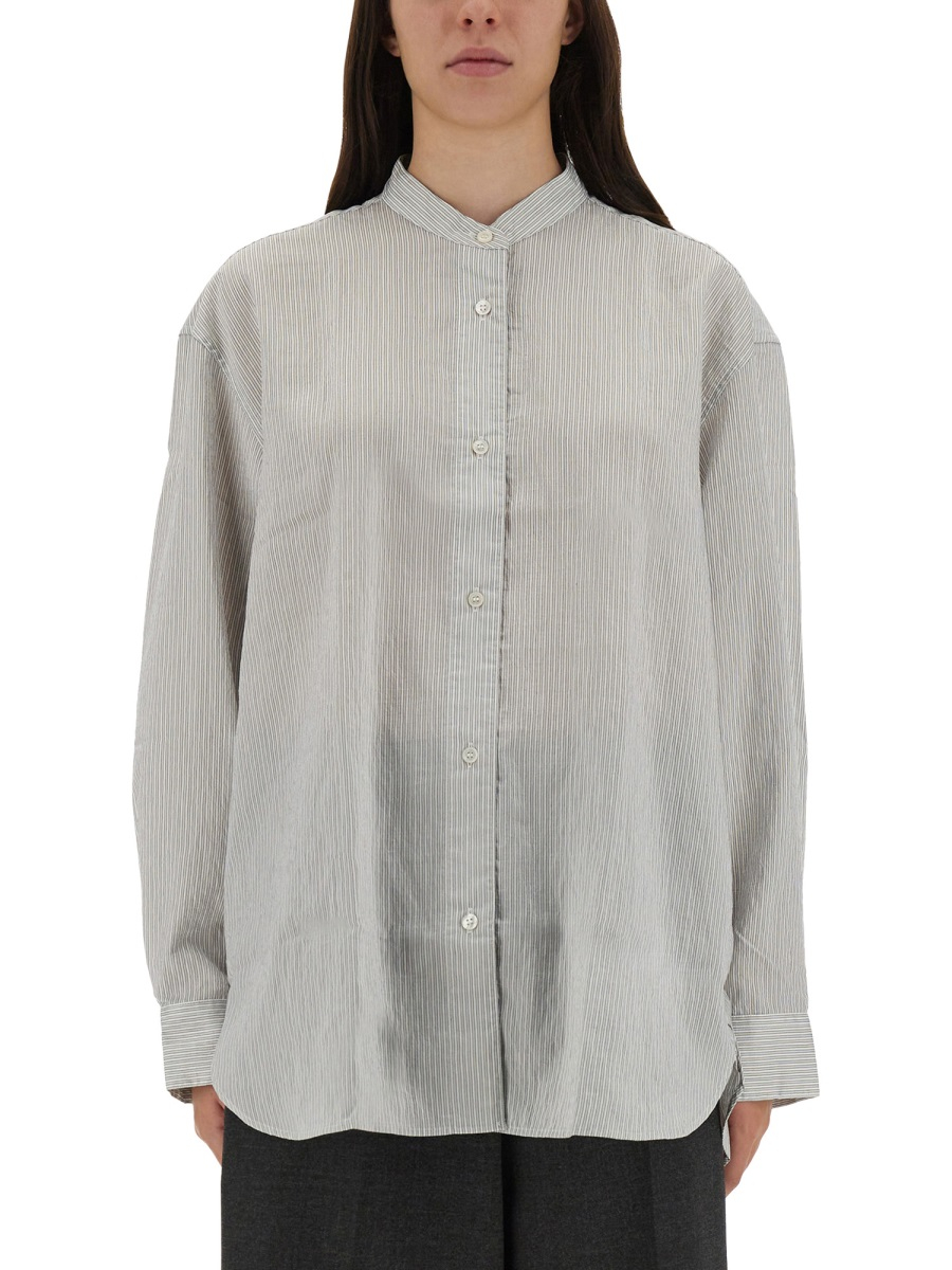 [Studio Nicholson] Shirts Long Sleeve FW25 DILYSSNW-1736_CHALKSTRIPE