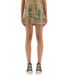 [RICK OWENS DRKSHDW] Mini skirt FW25 DS02E7318_SDPF128