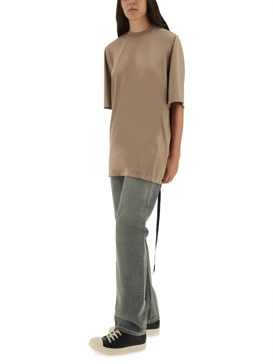 [RICK OWENS DRKSHDW] T-shirts Short Sleeve FW25 DS02E7204_RN88