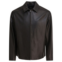 [VINCE] Leather Jacket FW25 M03894016A001BLK