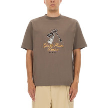 [DROLE DE MONSIEUR] T-shirts Short Sleeve FW25 TS261_CO002TAUPE