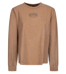 [GANNI] T-shirts Long Sleeve SS26 A1050159 03P