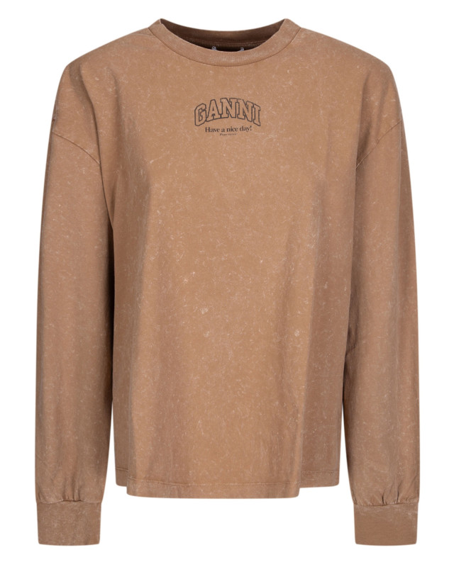 [GANNI] T-shirts Long Sleeve SS26 A1050159 03P