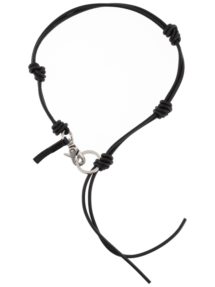 [Our Legacy] Keyring FW25 A4258UB_BLACKLEATHER