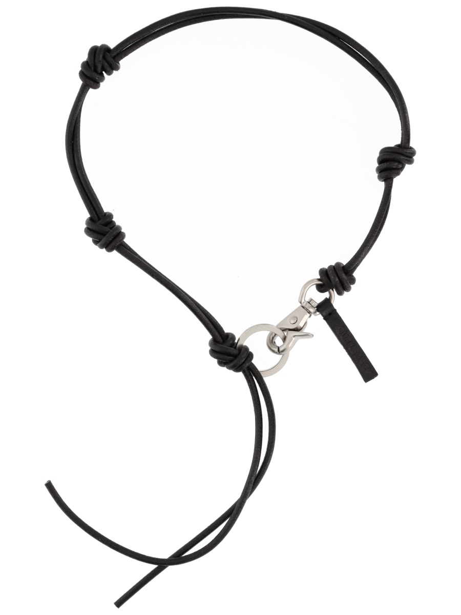 [Our Legacy] Keyring FW25 A4258UB_BLACKLEATHER