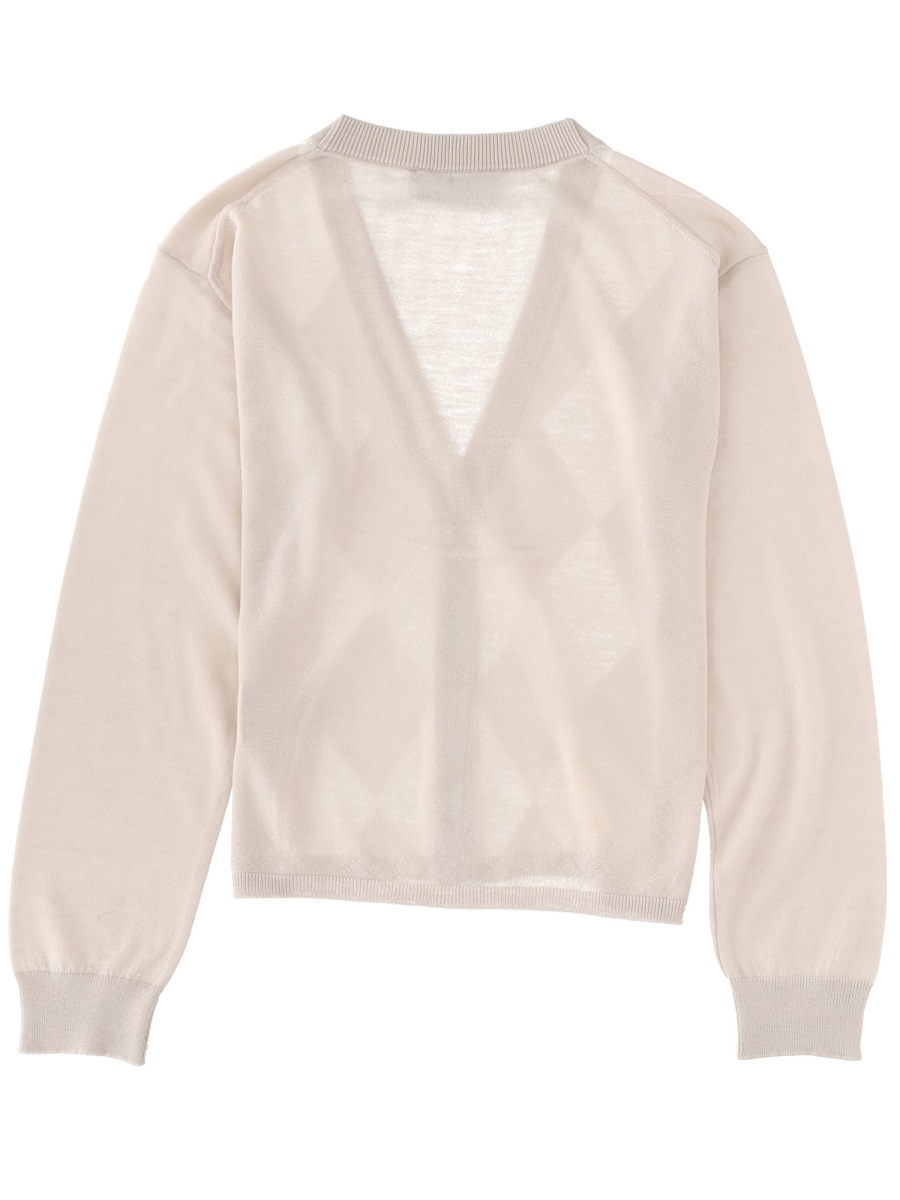 [Our Legacy] Cardigan FW25 W4253IB_BLOSSOMARGYLEFINEWOOL