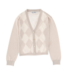 [Our Legacy] Cardigan FW25 W4253IB_BLOSSOMARGYLEFINEWOOL