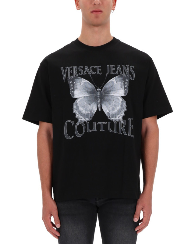 [VERSACE JEANS COUTURE] T-shirts Short Sleeve FW25 79GAHP06_CJ01P899