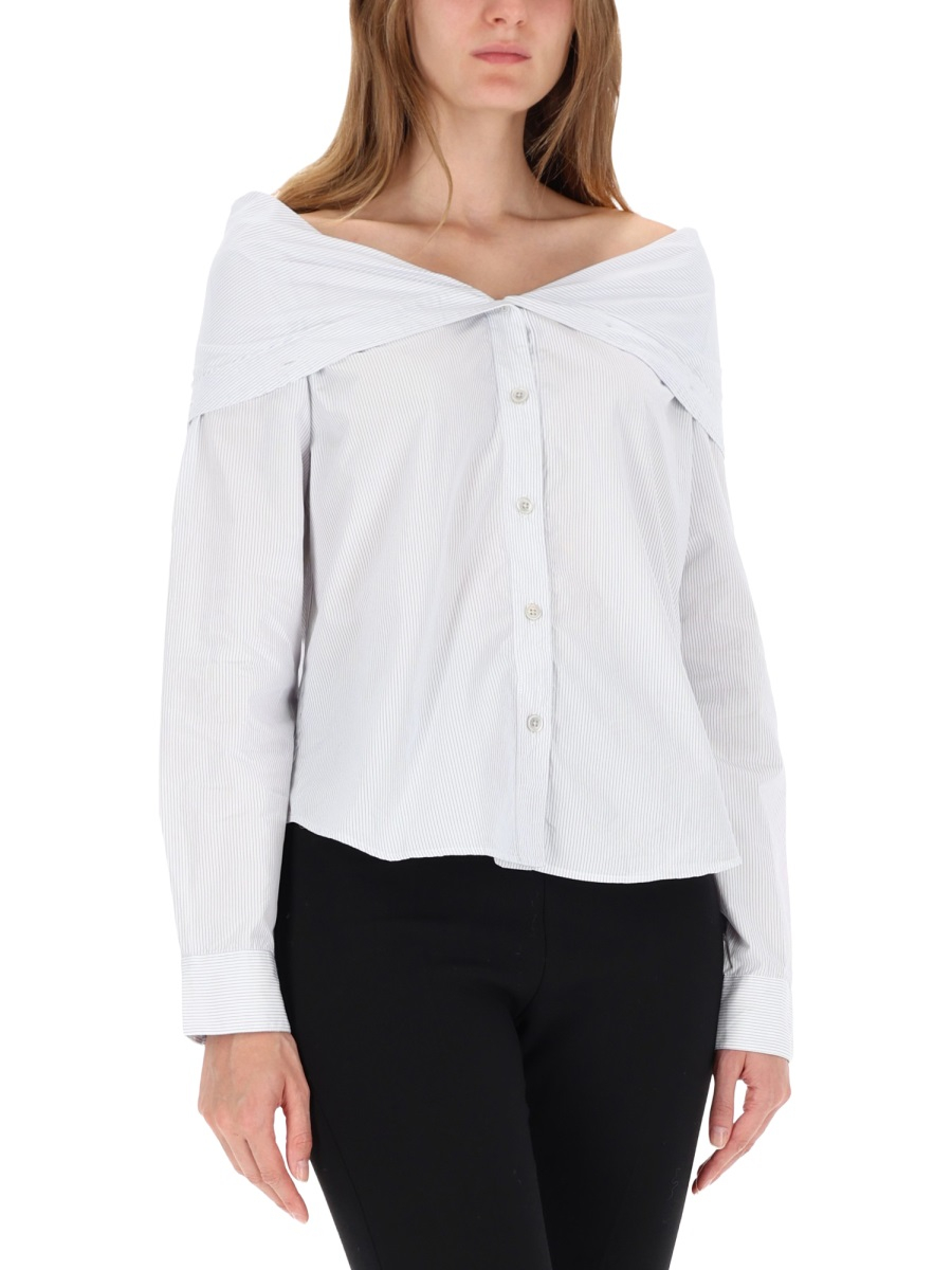 [Our Legacy] Shirts Long Sleeve FW25 W4252KD_DINERPINSTRIPESUPERPOPLIN