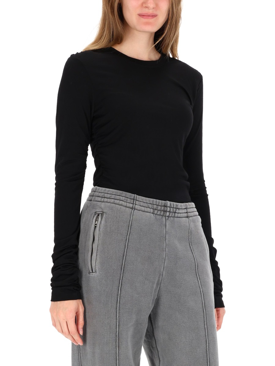 [Our Legacy] T-shirts Long Sleeve FW25 W4256SIB_INTELLECTUALBLACKWOOLJERSEY