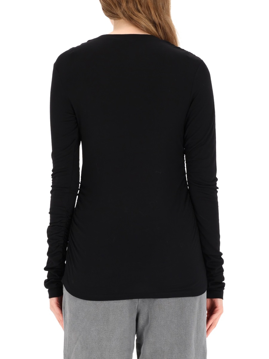 [Our Legacy] T-shirts Long Sleeve FW25 W4256SIB_INTELLECTUALBLACKWOOLJERSEY