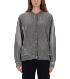[Our Legacy] Cardigan FW25 W4253DG_GREYSPRAYDYECHERUBWOOL