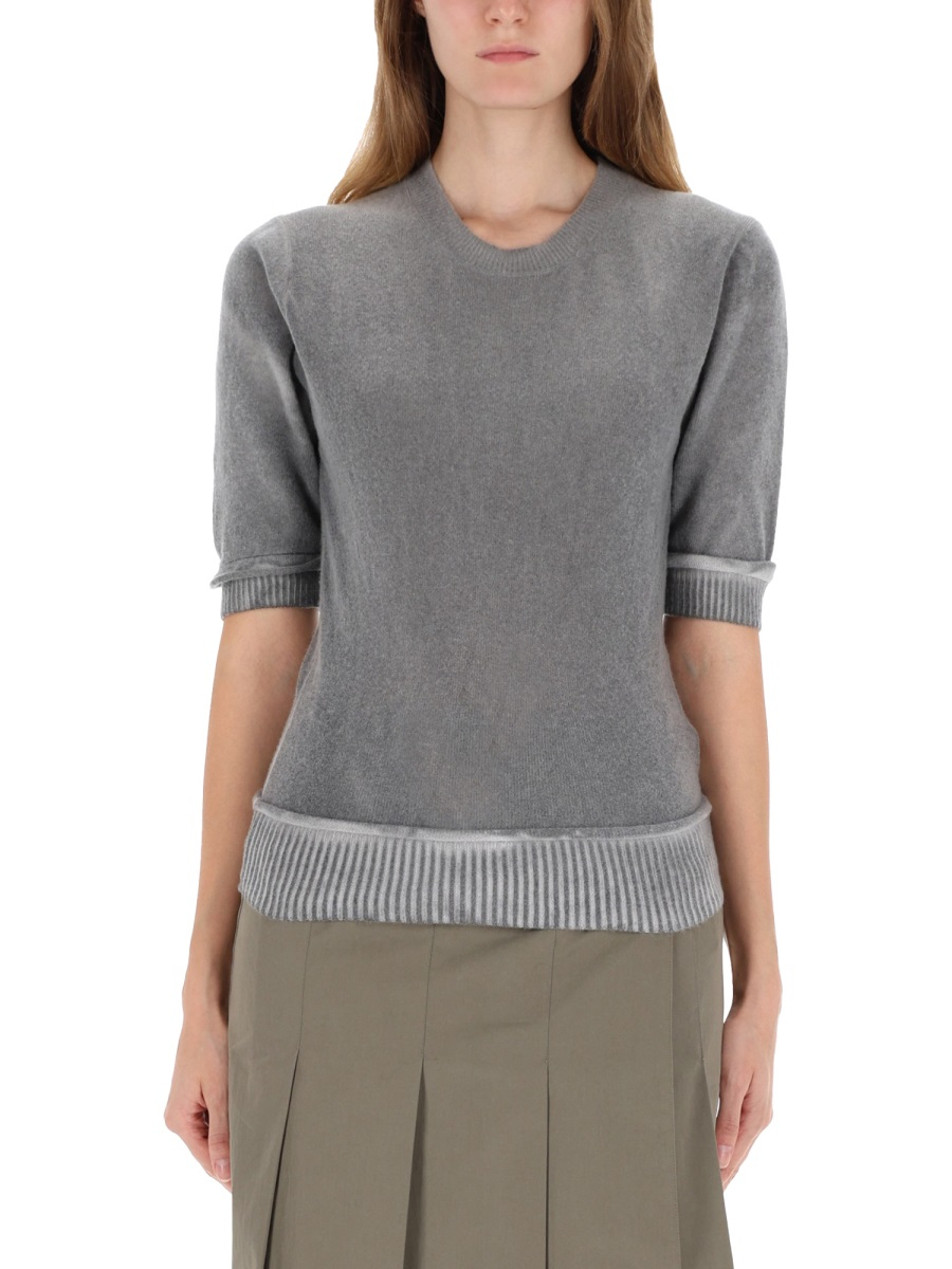 [Our Legacy] T-shirts Short Sleeve FW25 W4253DGS_GREYSPRAYDYECHERUBWOOL