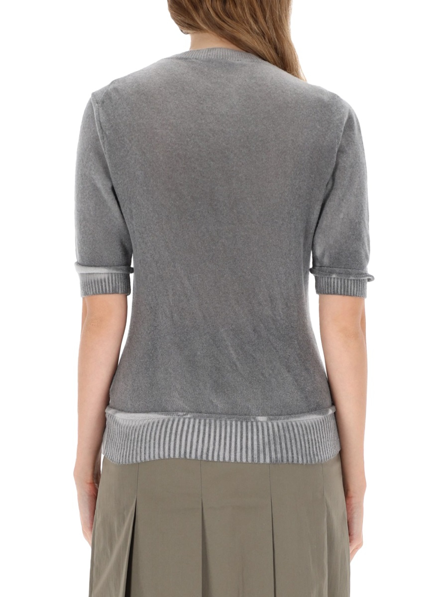 [Our Legacy] T-shirts Short Sleeve FW25 W4253DGS_GREYSPRAYDYECHERUBWOOL
