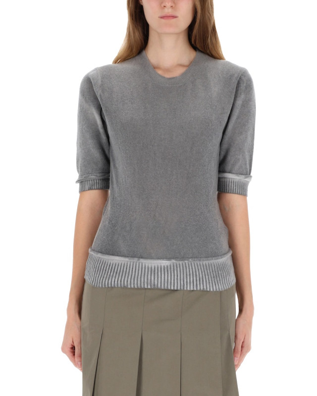 [Our Legacy] T-shirts Short Sleeve FW25 W4253DGS_GREYSPRAYDYECHERUBWOOL