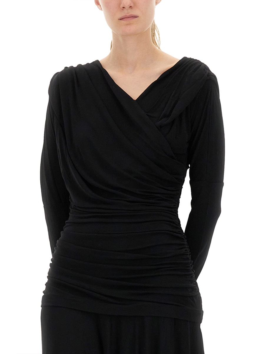 [GANNI] Long sleeve dress FW25 T4213_099