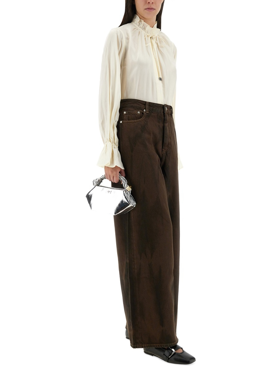 [GANNI] Shirts Long Sleeve FW25 W0928_135