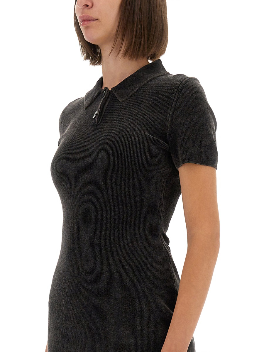 [ALEXANDER WANG] Short sleeve dress FW25 1KC3256066_011