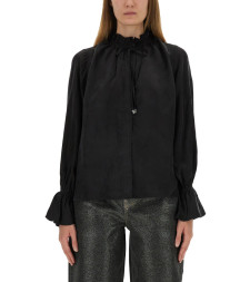 [GANNI] Shirts Long Sleeve FW25 W0856_099