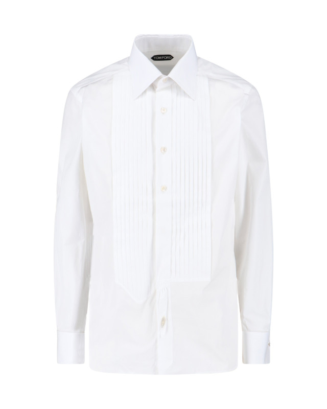 [Tom Ford] Shirts Long Sleeve FW26 HFCO01 CGS11WAA