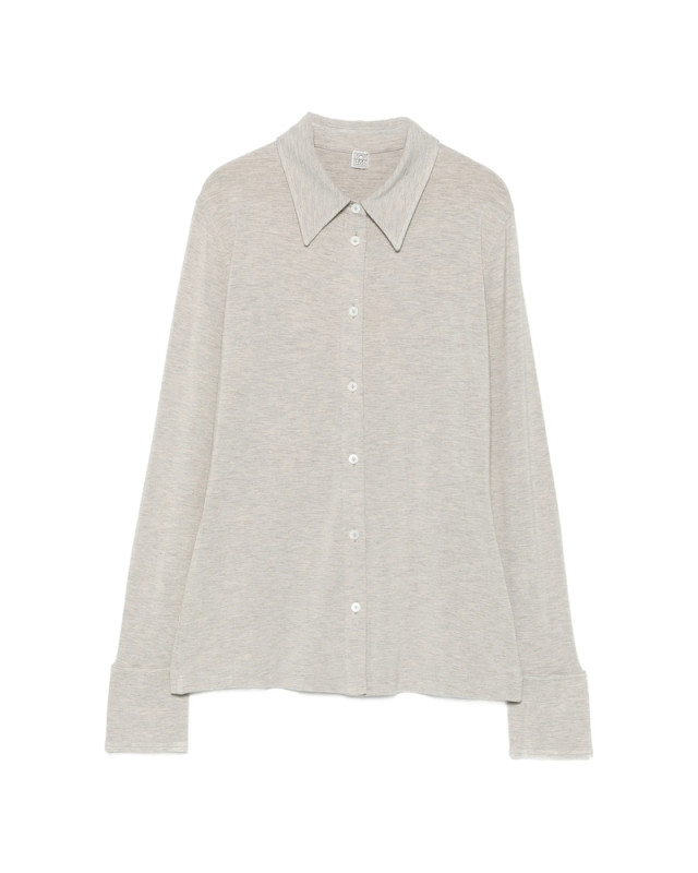 [TOTEME] T-shirts Long Sleeve FW26 263-WRT0752 FB0656-039 PGREM