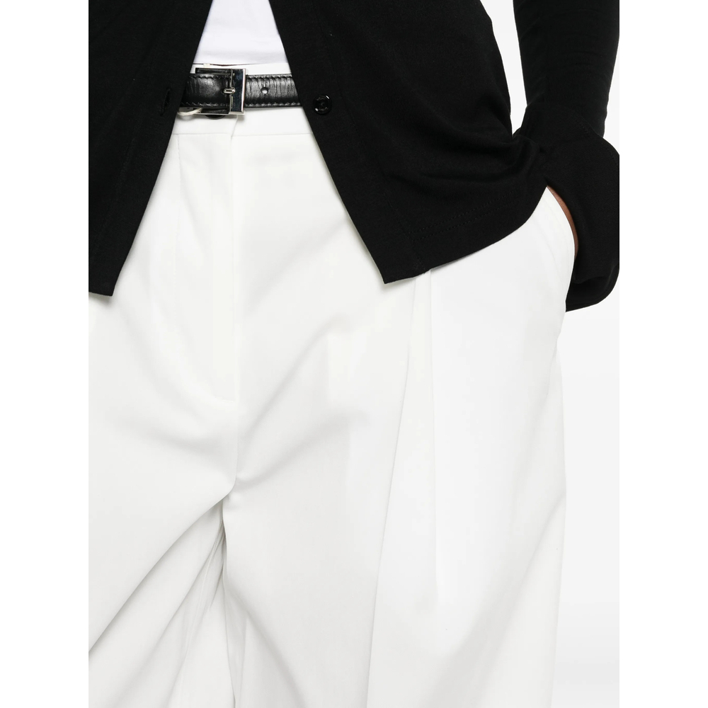 [TOTEME] Trousers FW26 263-WRB0417 FB0490-047 WHITE