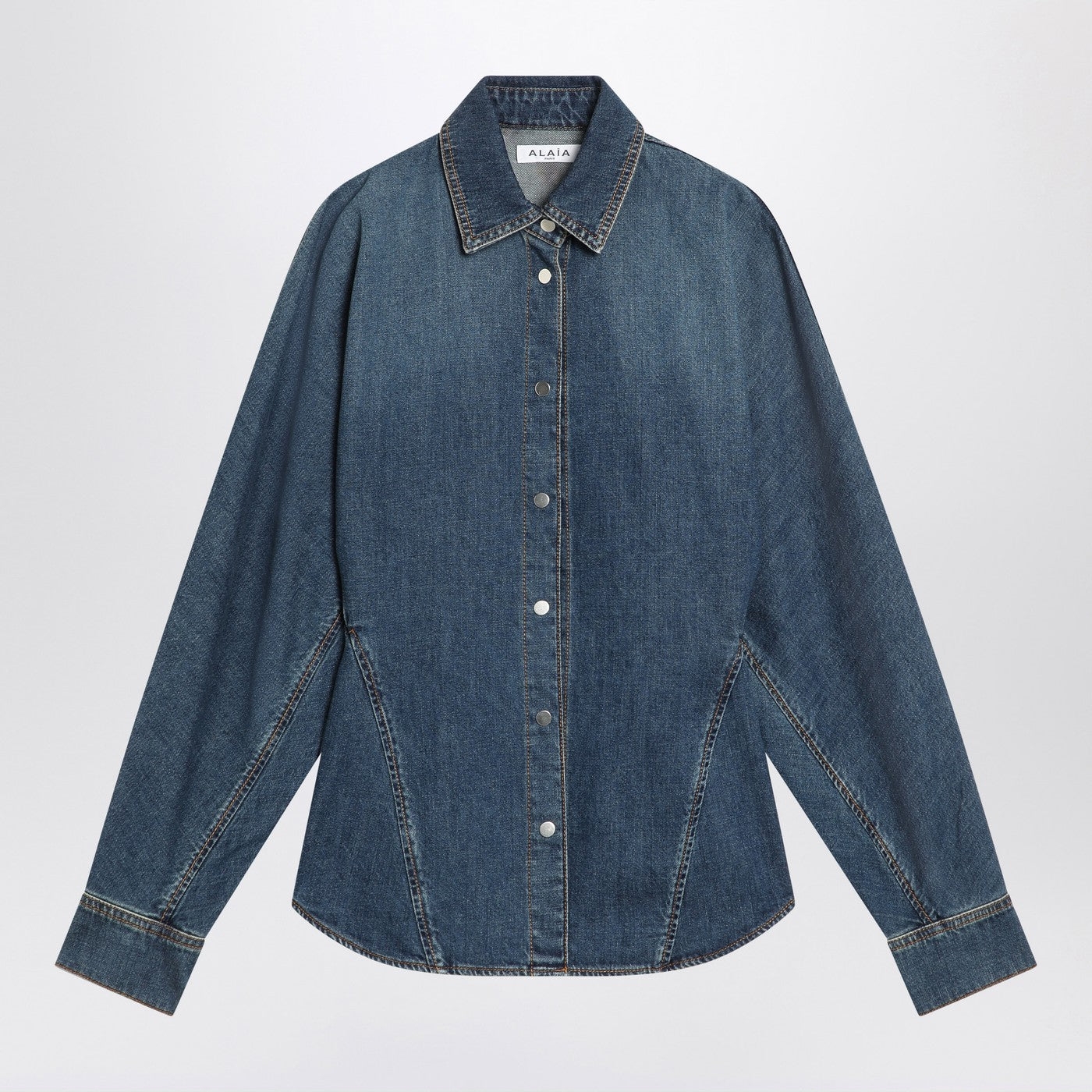 [Alaia] Shirts Long Sleeve FW25 AA9C0988D004BDE