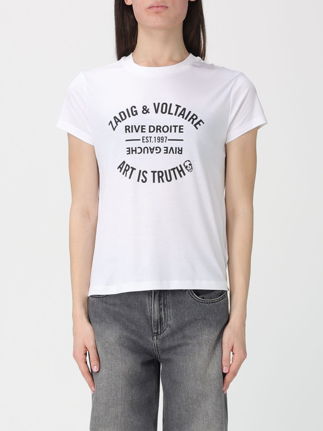 [Zadig & Voltaire] T-shirts Short Sleeve SS26 JWTS02769 107